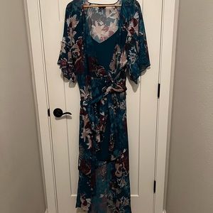 Avenue High/Low Wrap Dress 22